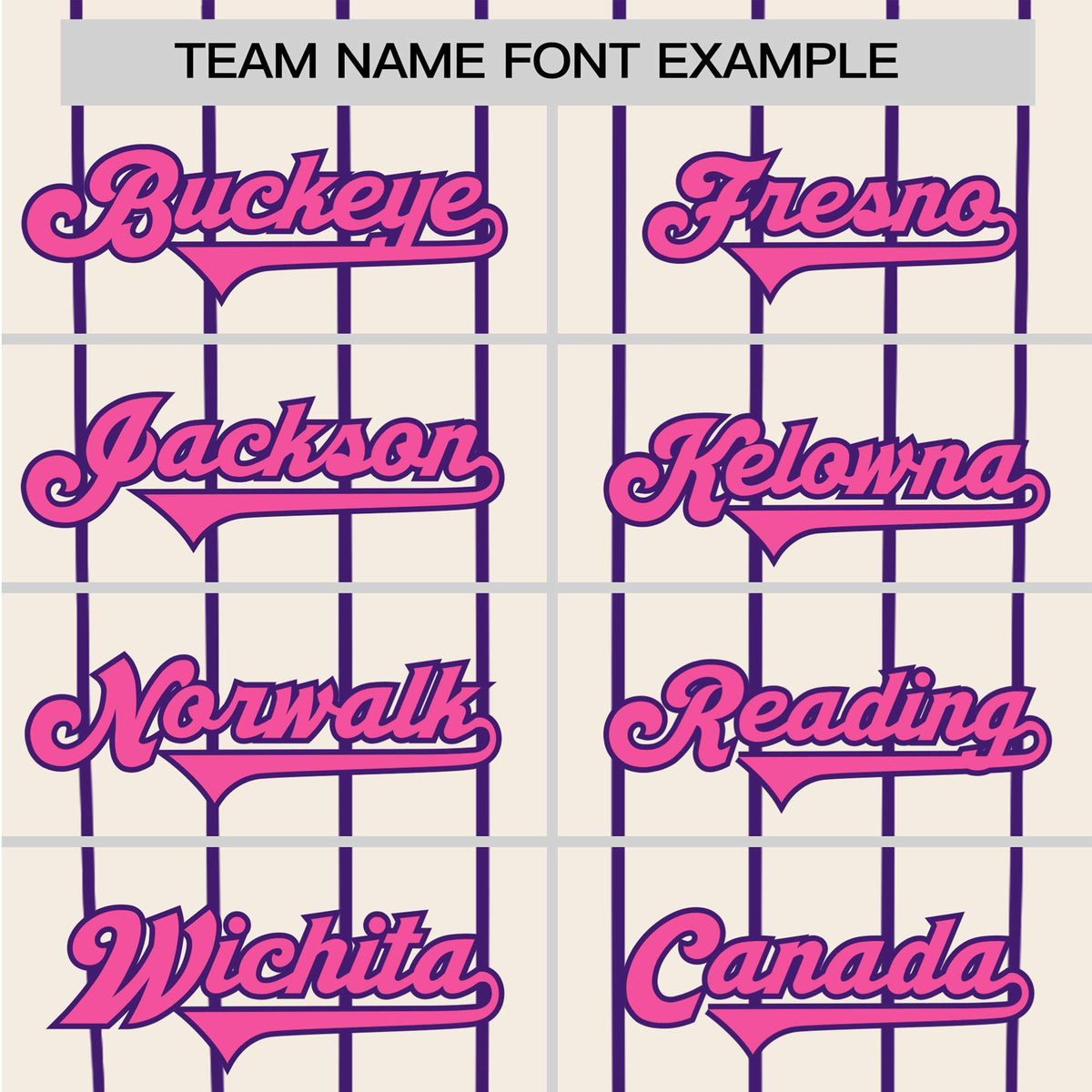 Custom Khaki Purple Pinstripe Authentic Raglan Sleeves Baseball Jersey