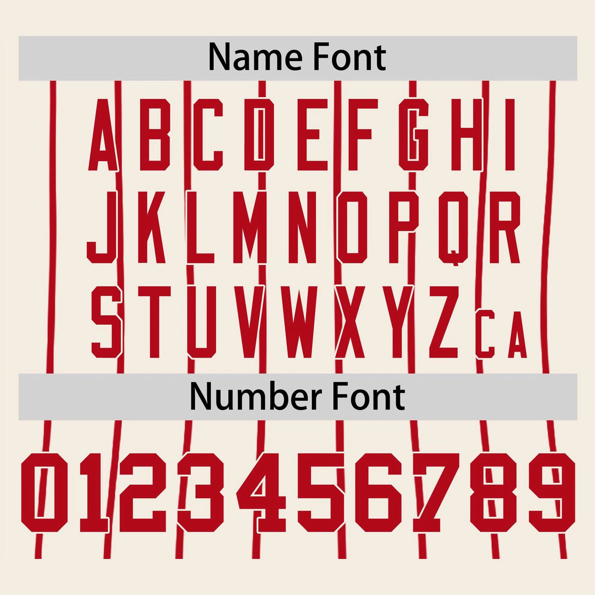 Custom Cream Red Pinstripe Red-Cream Authentic Raglan Sleeves Baseball Jersey