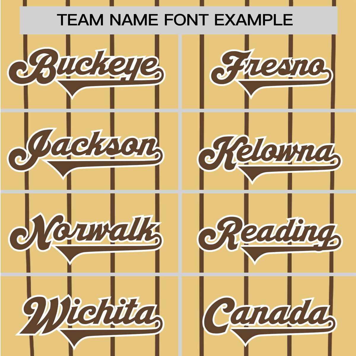 Custom Khaki-Light Brown Pinstripe Authentic Raglan Sleeves Baseball Jersey