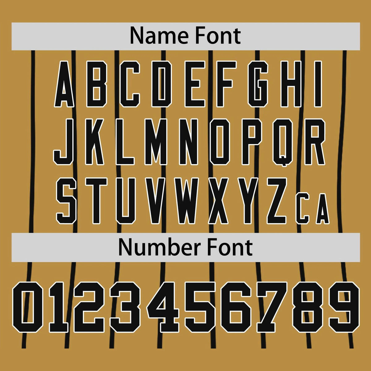 Custom Old Gold-Black Pinstripe Black Old-Gold Authentic Raglan Sleeves Baseball Jersey