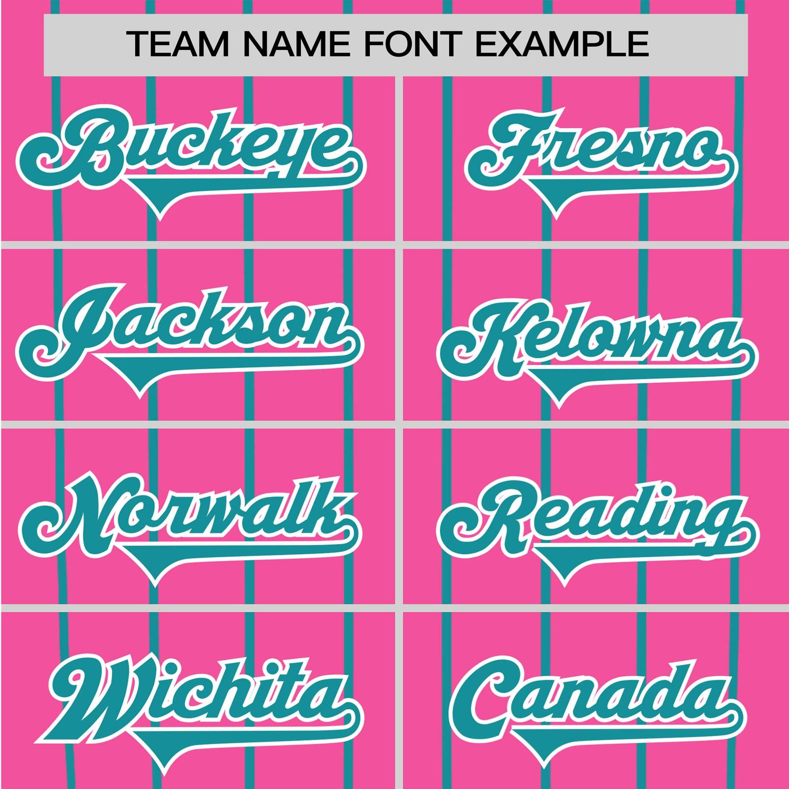 Custom Pink Aqua Pinstripe Aqua-Pink Authentic Raglan Sleeves Baseball Jersey