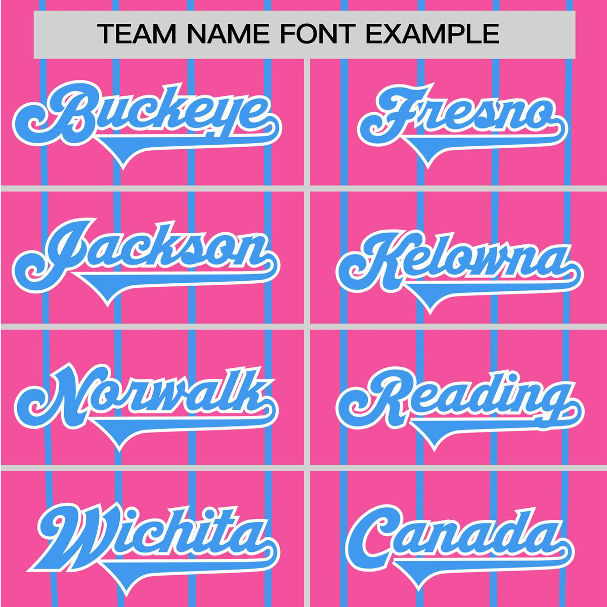 Custom Pink-Powder Blue Pinstripe Authentic Raglan Sleeves Baseball Jersey