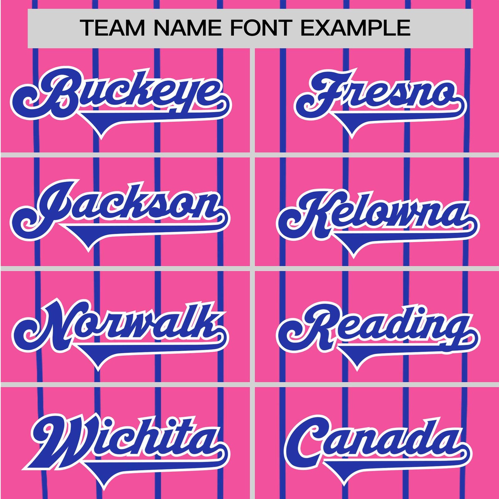 Custom Pink-Royal Blue Pinstripe Authentic Raglan Sleeves Baseball Jersey