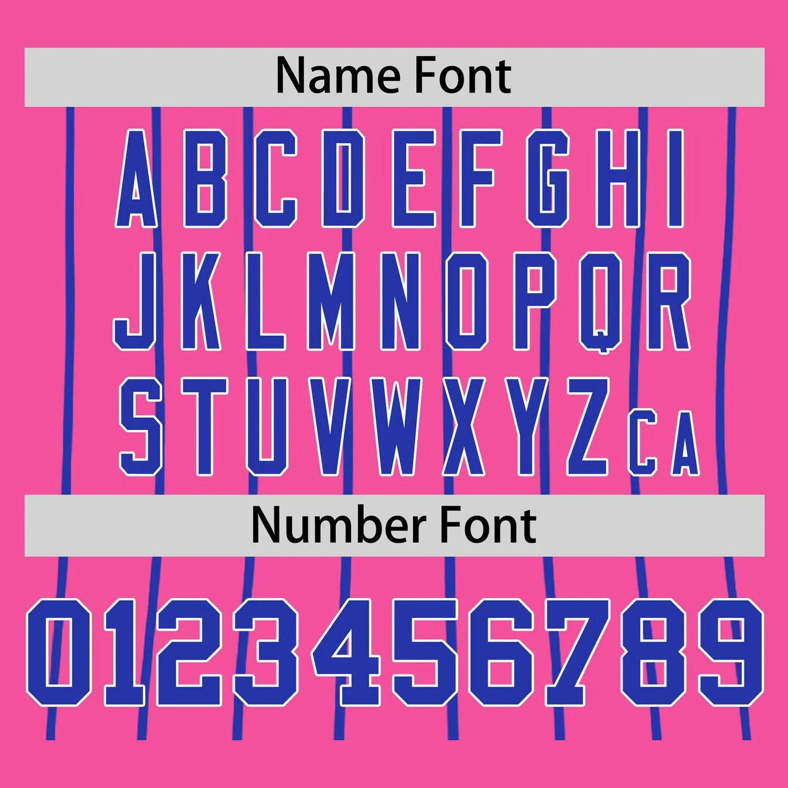 Custom Pink-Royal Blue Pinstripe Authentic Raglan Sleeves Baseball Jersey