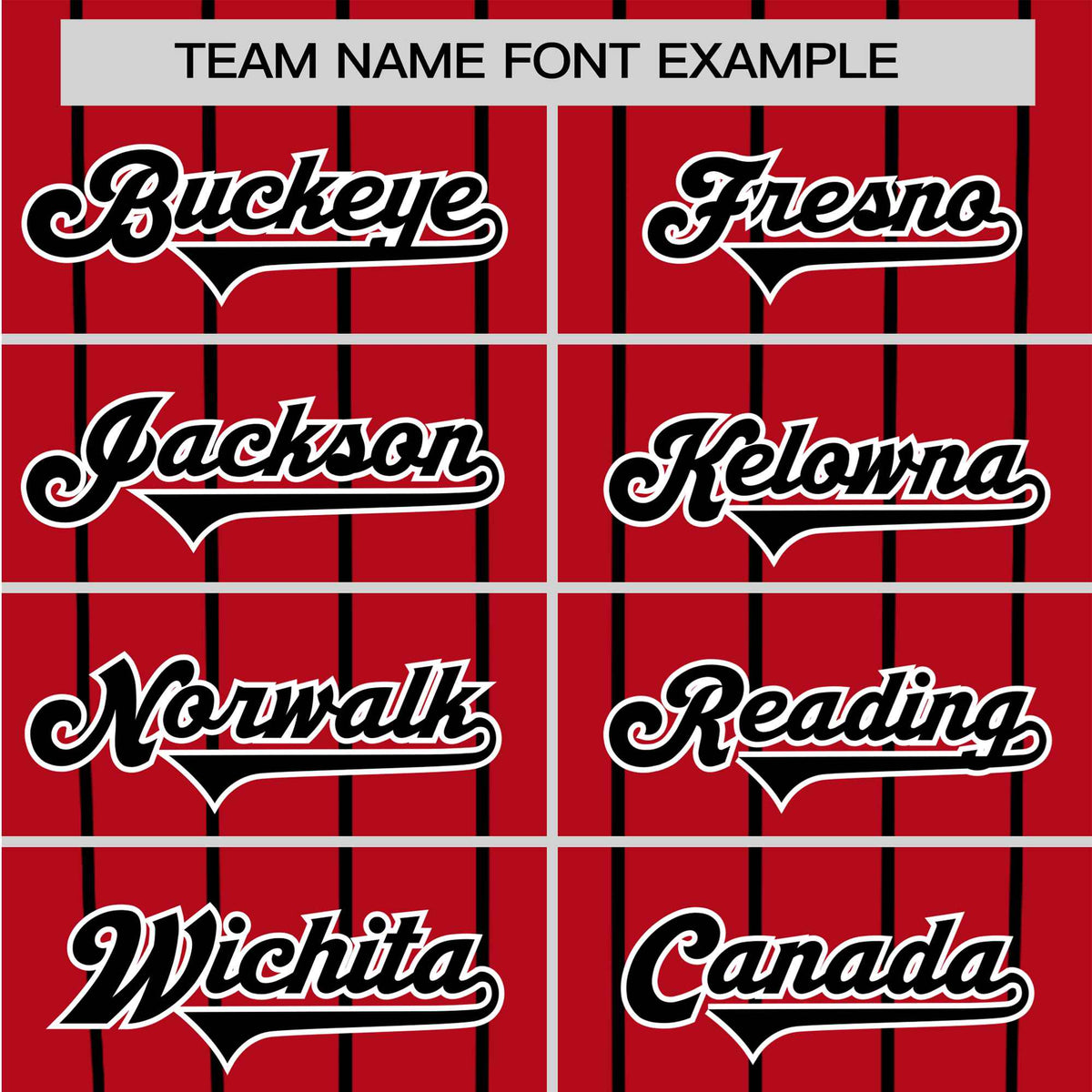 Custom Red Black Pinstripe Black-Red Authentic Raglan Sleeves Baseball Jersey