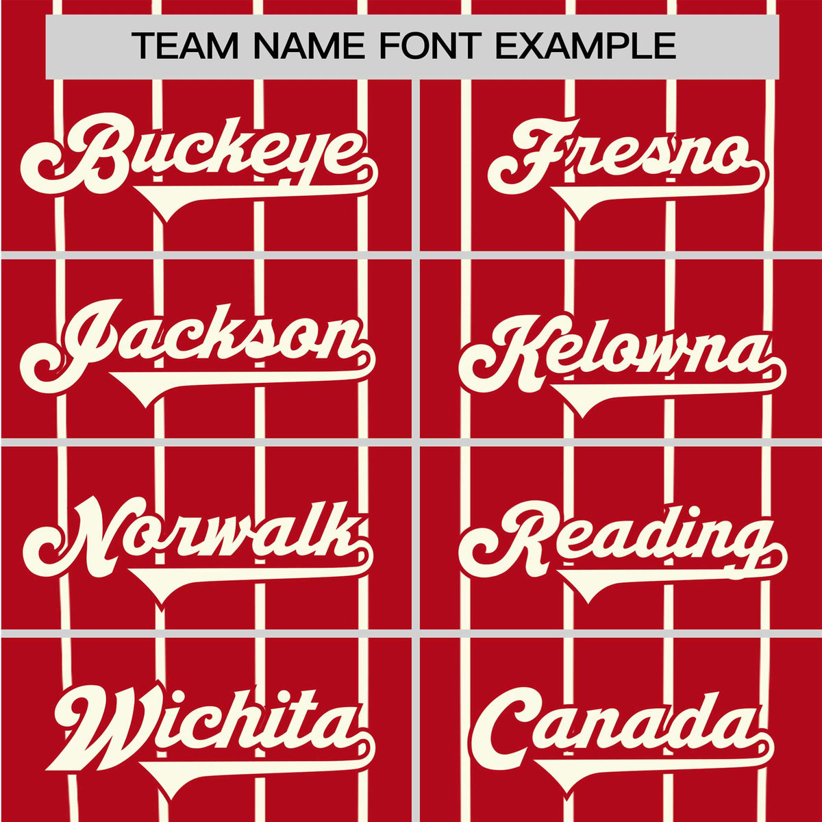 Custom Red Cream Pinstripe Cream-Red Authentic Raglan Sleeves Baseball Jersey