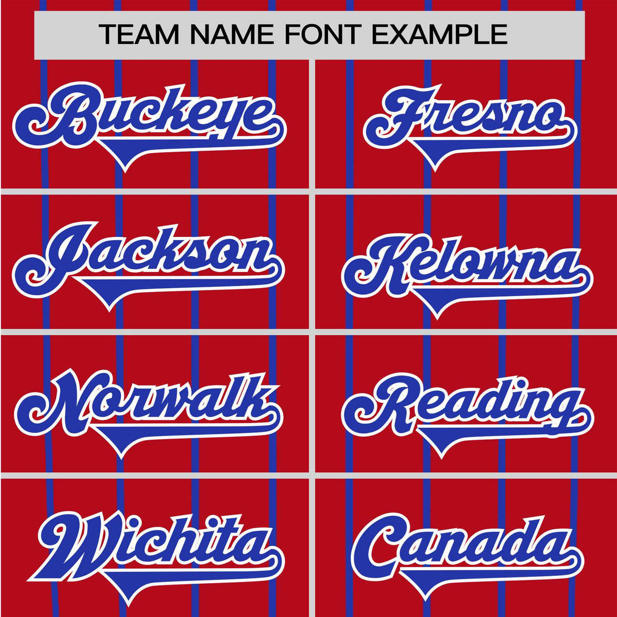 Custom Red-Royal Blue Pinstripe Authentic Raglan Sleeves Baseball Jersey