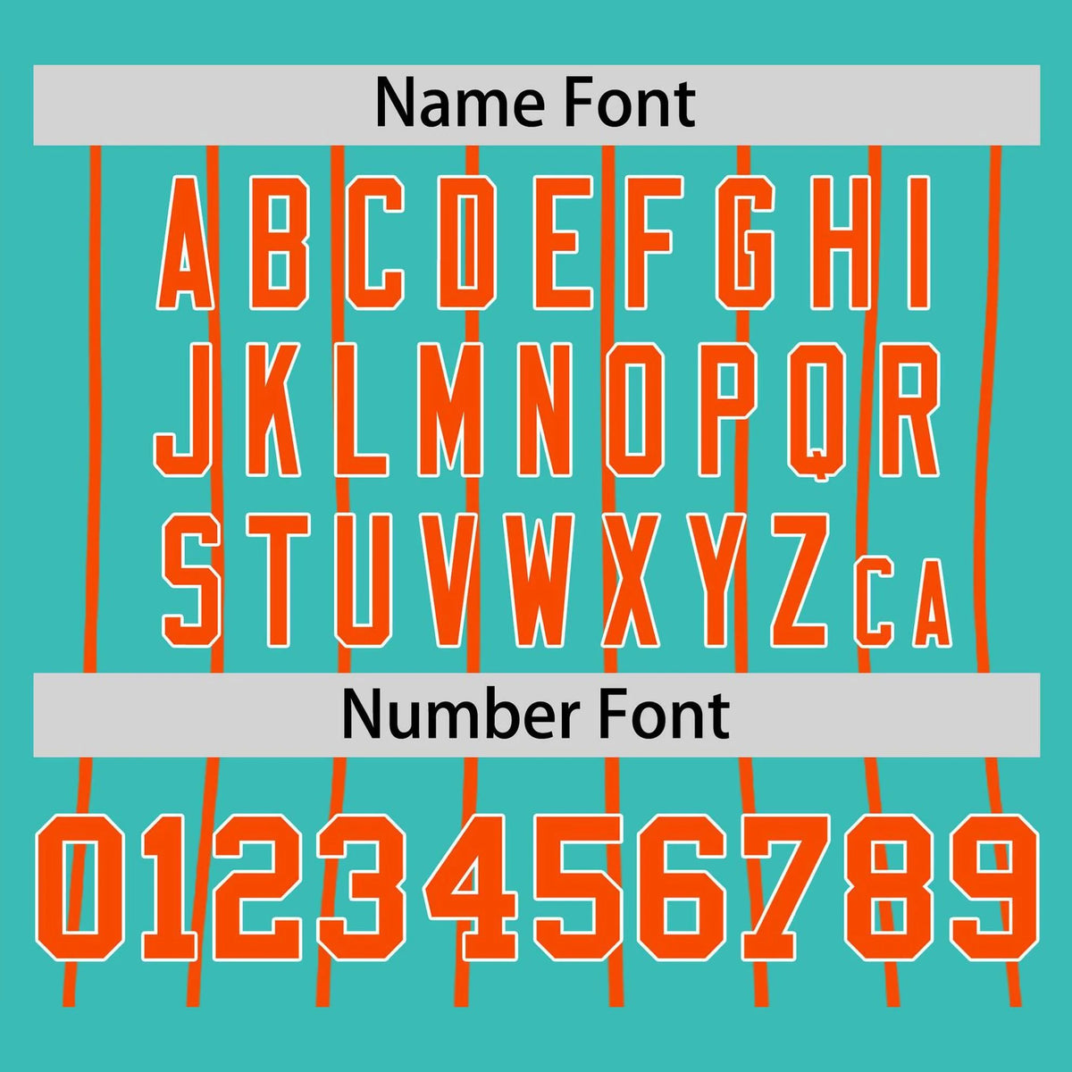 Custom Bright Green-Orange Pinstripe Authentic Raglan Sleeves Baseball Jersey