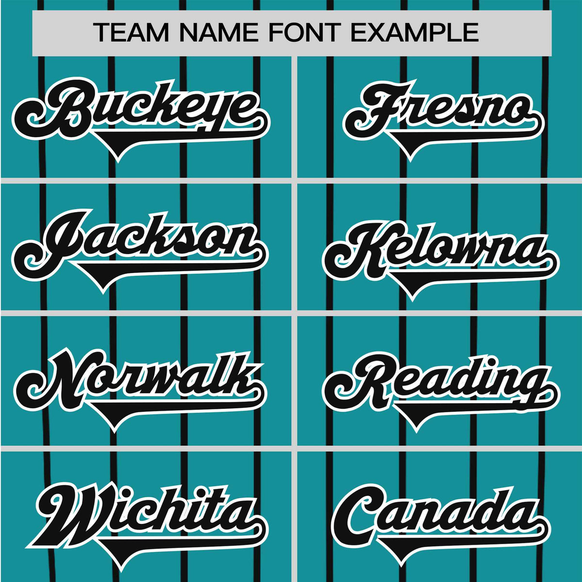 Custom Aqua Black Pinstripe Black-Aqua Authentic Raglan Sleeves Baseball Jersey