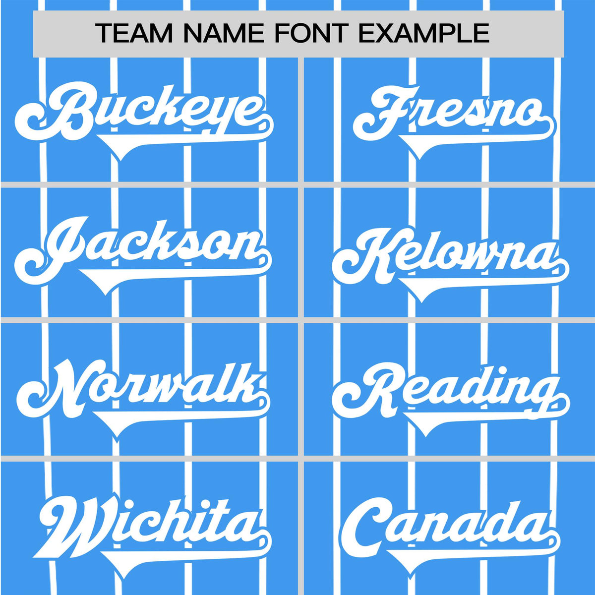 Custom Powder Blue-White Pinstripe Authentic Raglan Sleeves Baseball Jersey