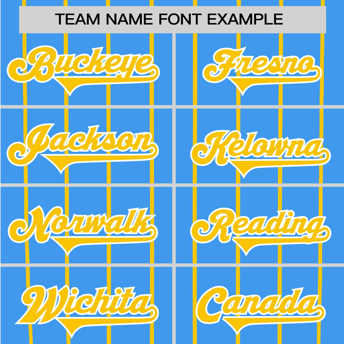 Custom Blue Yellow Pinstripe Yellow-Blue Authentic Raglan Sleeves Baseball Jersey