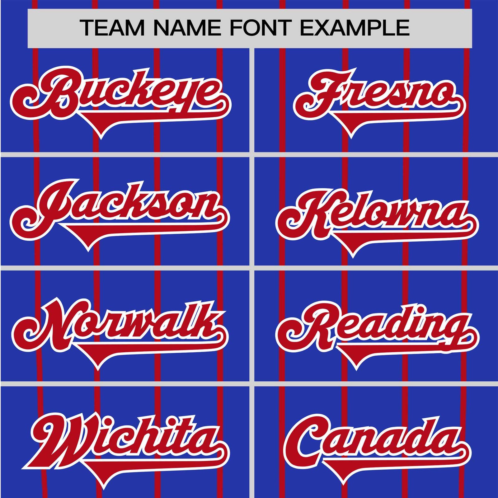 Custom Royal Blue-Red Pinstripe Authentic Raglan Sleeves Baseball Jersey