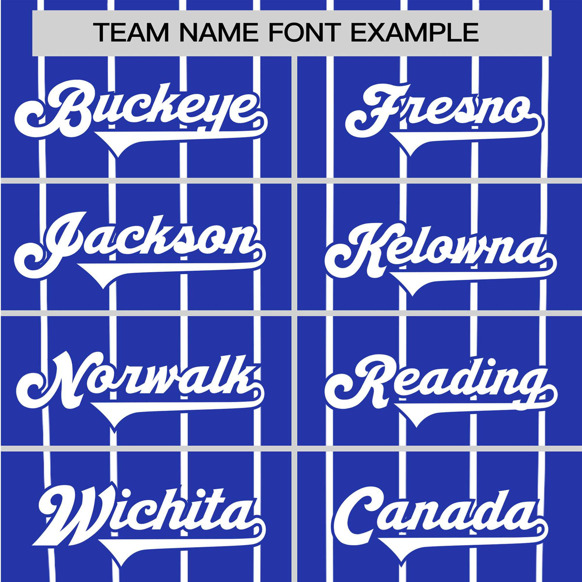 Custom Royal Blue-White Pinstripe Authentic Raglan Sleeves Baseball Jersey