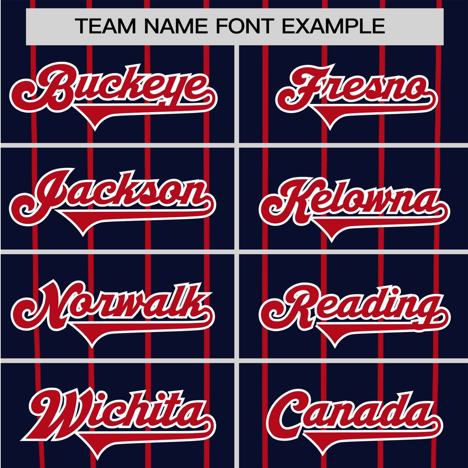 Custom Navy Red Pinstripe Red-Navy Authentic Raglan Sleeves Baseball Jersey