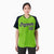 Custom Neon Green-Black Pinstripe Black Neon Green Authentic Raglan Sleeves Baseball Jersey