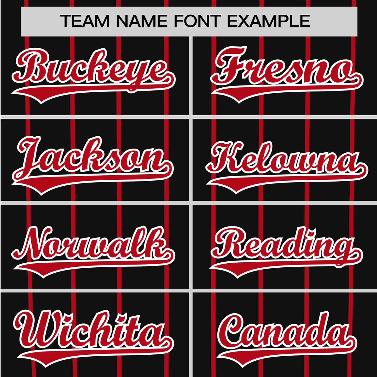 Custom Black Red Pinstripe Red-Black Authentic Raglan Sleeves Baseball Jersey