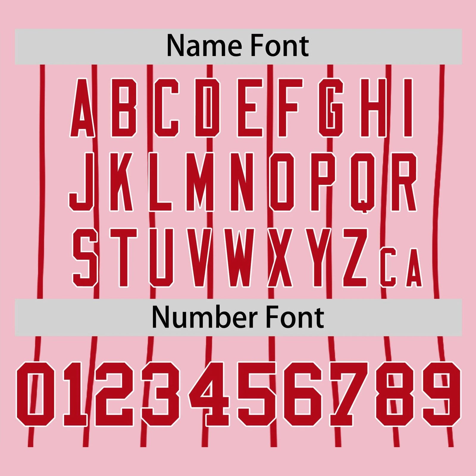 Custom Pink Red Pinstripe Red-Pink Authentic Raglan Sleeves Baseball Jersey