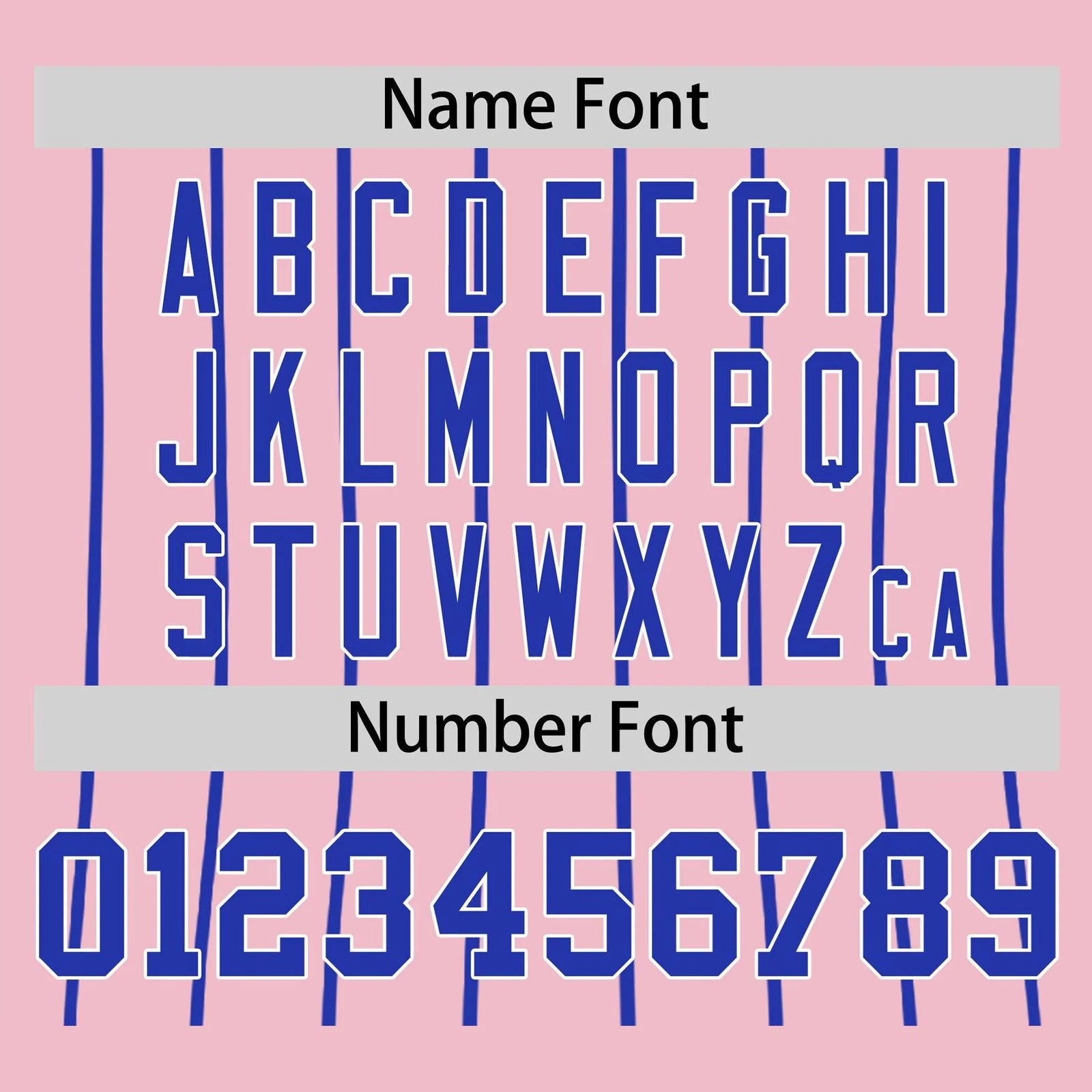 Custom Pink-Royal Blue Pinstripe Authentic Raglan Sleeves Baseball Jersey