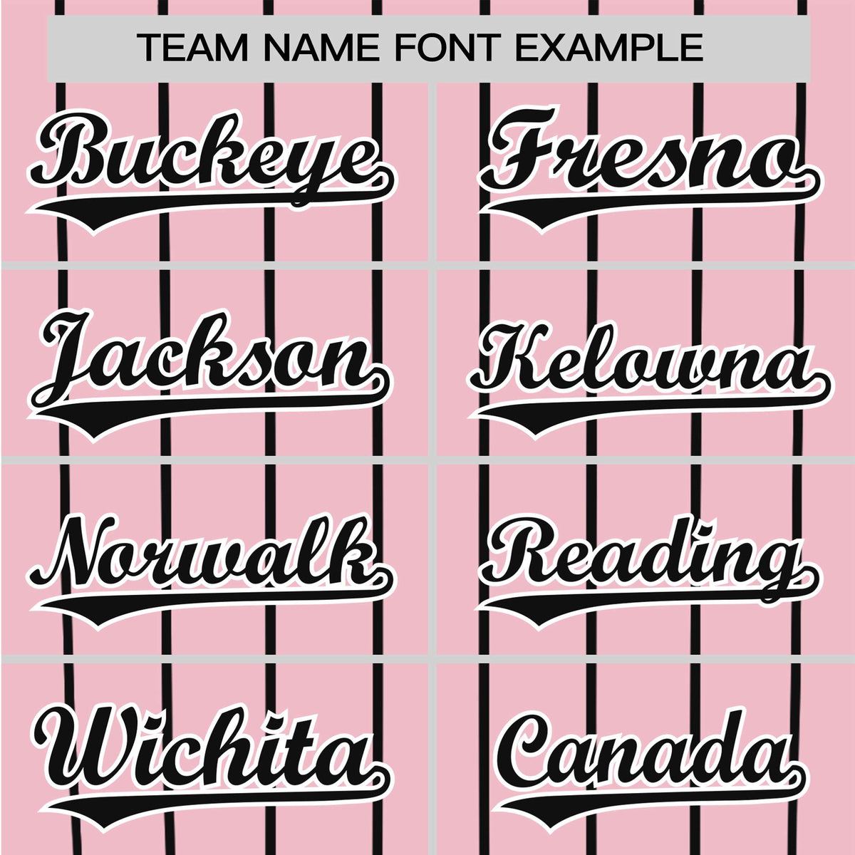 Custom Pink Black Pinstripe Black-Pink Authentic Raglan Sleeves Baseball Jersey