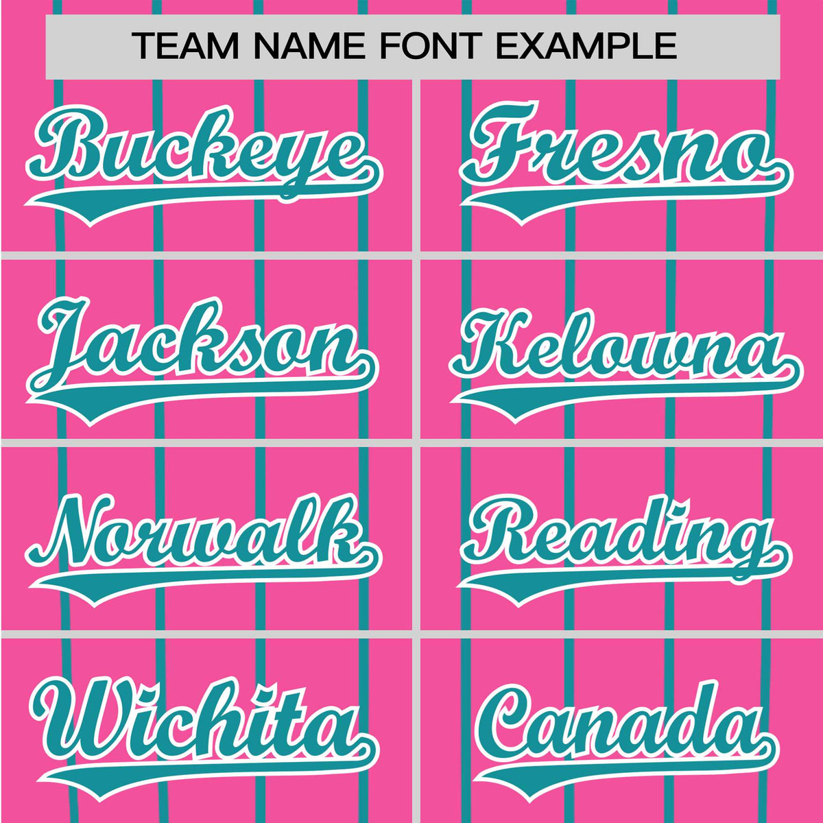 Custom Pink Aqua Pinstripe Aqua-Pink Authentic Raglan Sleeves Baseball Jersey