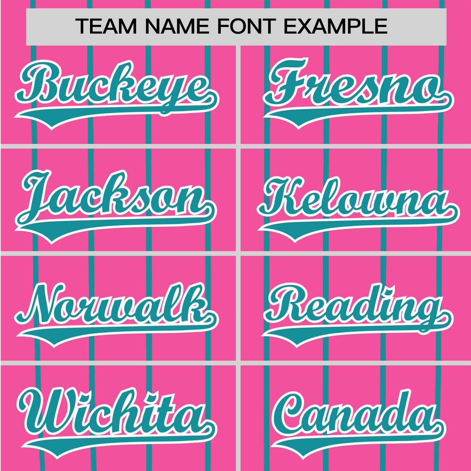 Custom Pink Aqua Pinstripe Aqua-Pink Authentic Raglan Sleeves Baseball Jersey