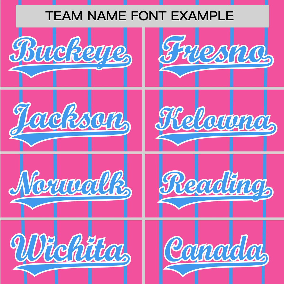 Custom Pink-Powder Blue Pinstripe Authentic Raglan Sleeves Baseball Jersey