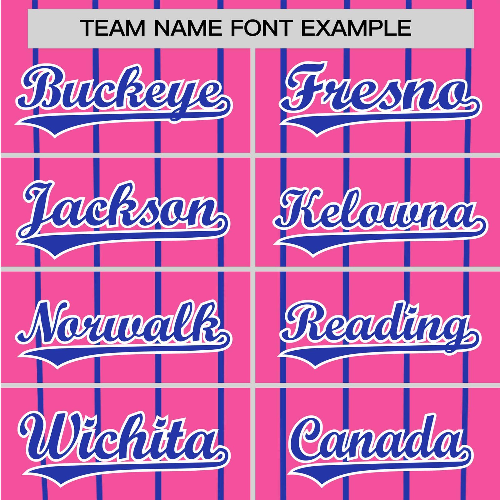 Custom Pink-Royal Blue Pinstripe Authentic Raglan Sleeves Baseball Jersey