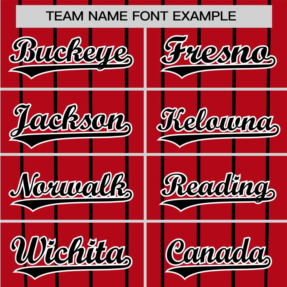 Custom Red Black Pinstripe Black-Red Authentic Raglan Sleeves Baseball Jersey