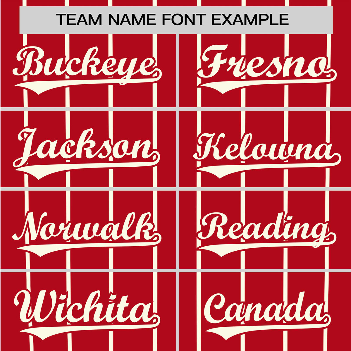 Custom Red Cream Pinstripe Cream-Red Authentic Raglan Sleeves Baseball Jersey