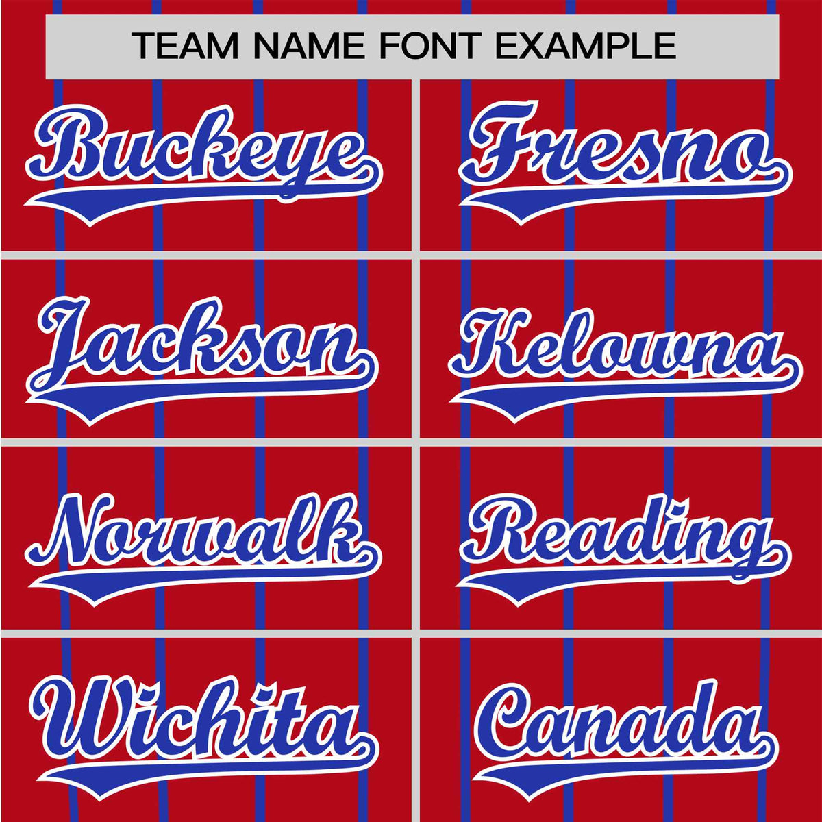 Custom Red-Royal Blue Pinstripe Authentic Raglan Sleeves Baseball Jersey