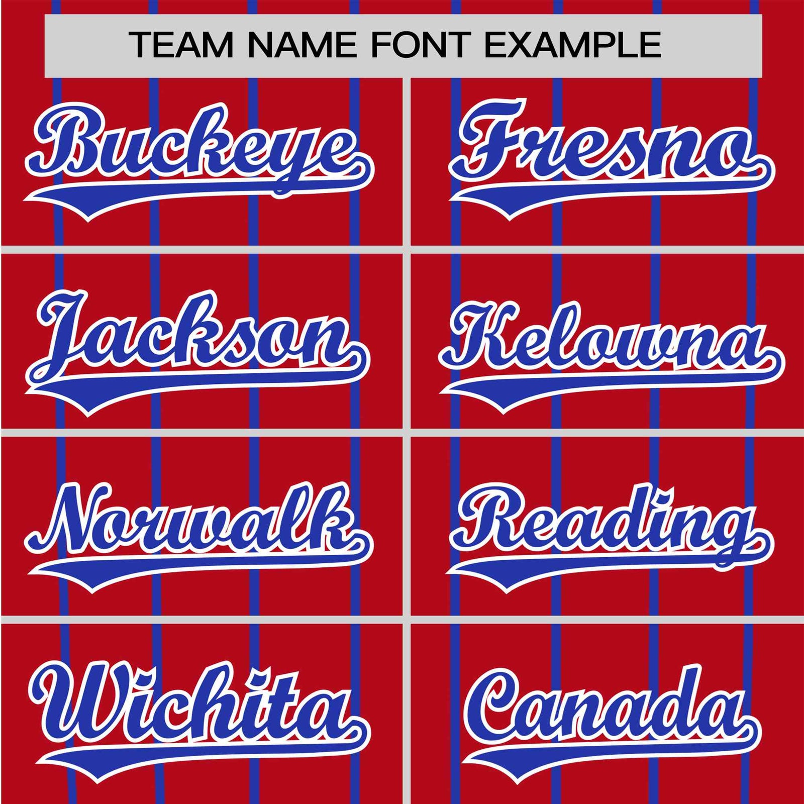 Custom Red-Royal Blue Pinstripe Authentic Raglan Sleeves Baseball Jersey