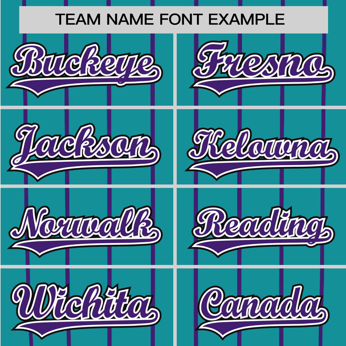 Custom Aqua Purple Pinstripe Purple-Aqua Authentic Raglan Sleeves Baseball Jersey