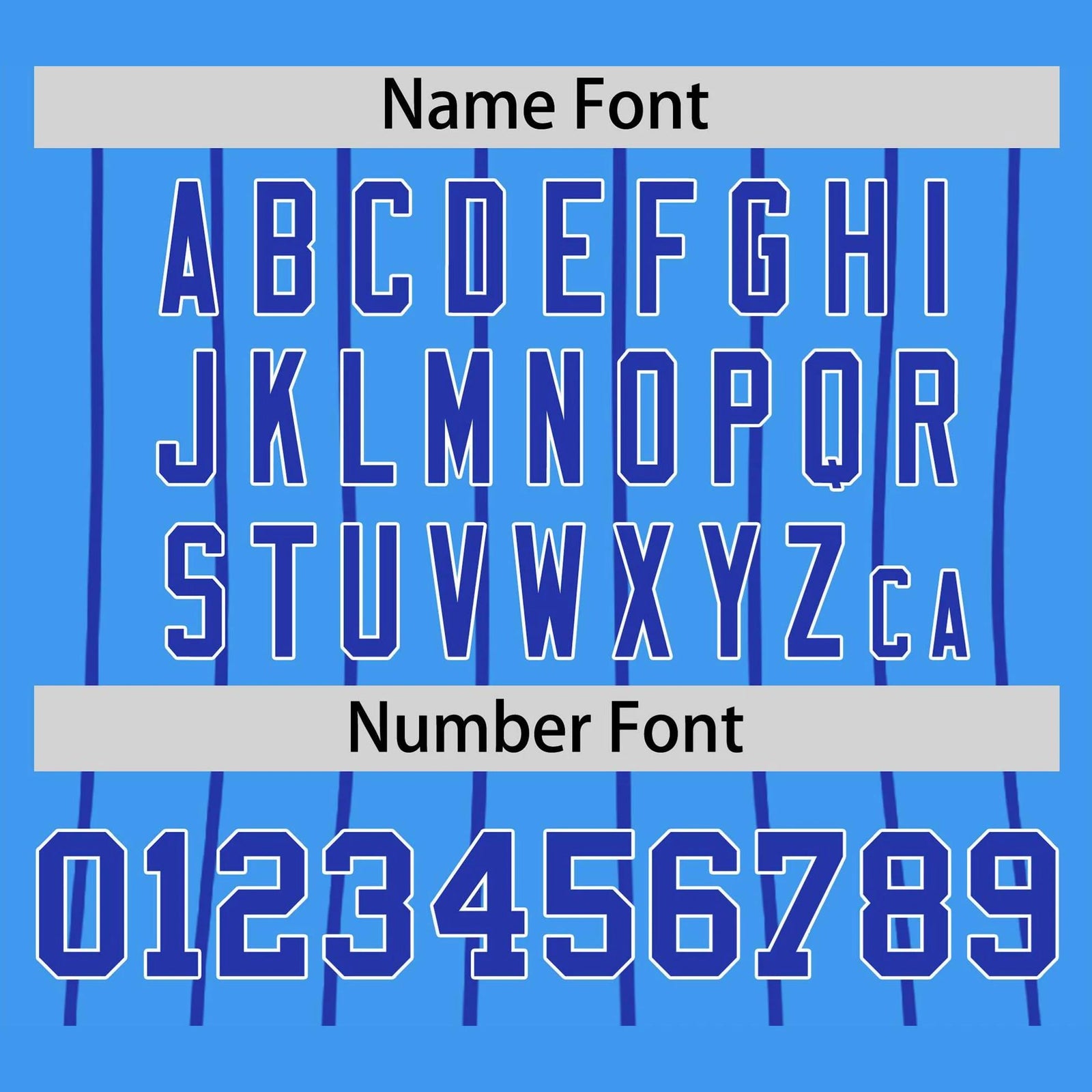 Custom Powder Blue-Royal Blue Pinstripe Authentic Raglan Sleeves Baseball Jersey