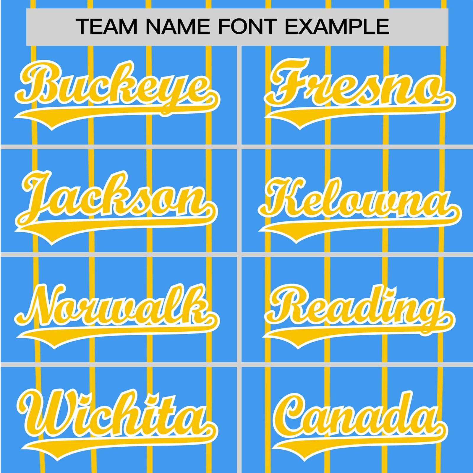 Custom Blue Yellow Pinstripe Yellow-Blue Authentic Raglan Sleeves Baseball Jersey