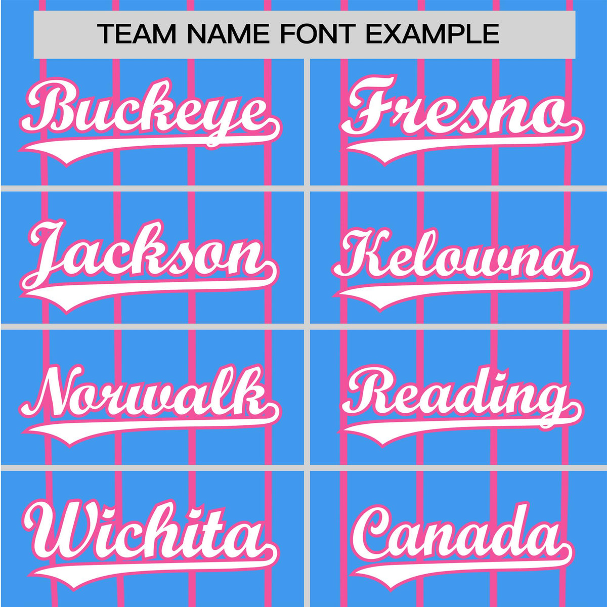 Custom Blue Pink Pinstripe Pink-Blue Authentic Raglan Sleeves Baseball Jersey