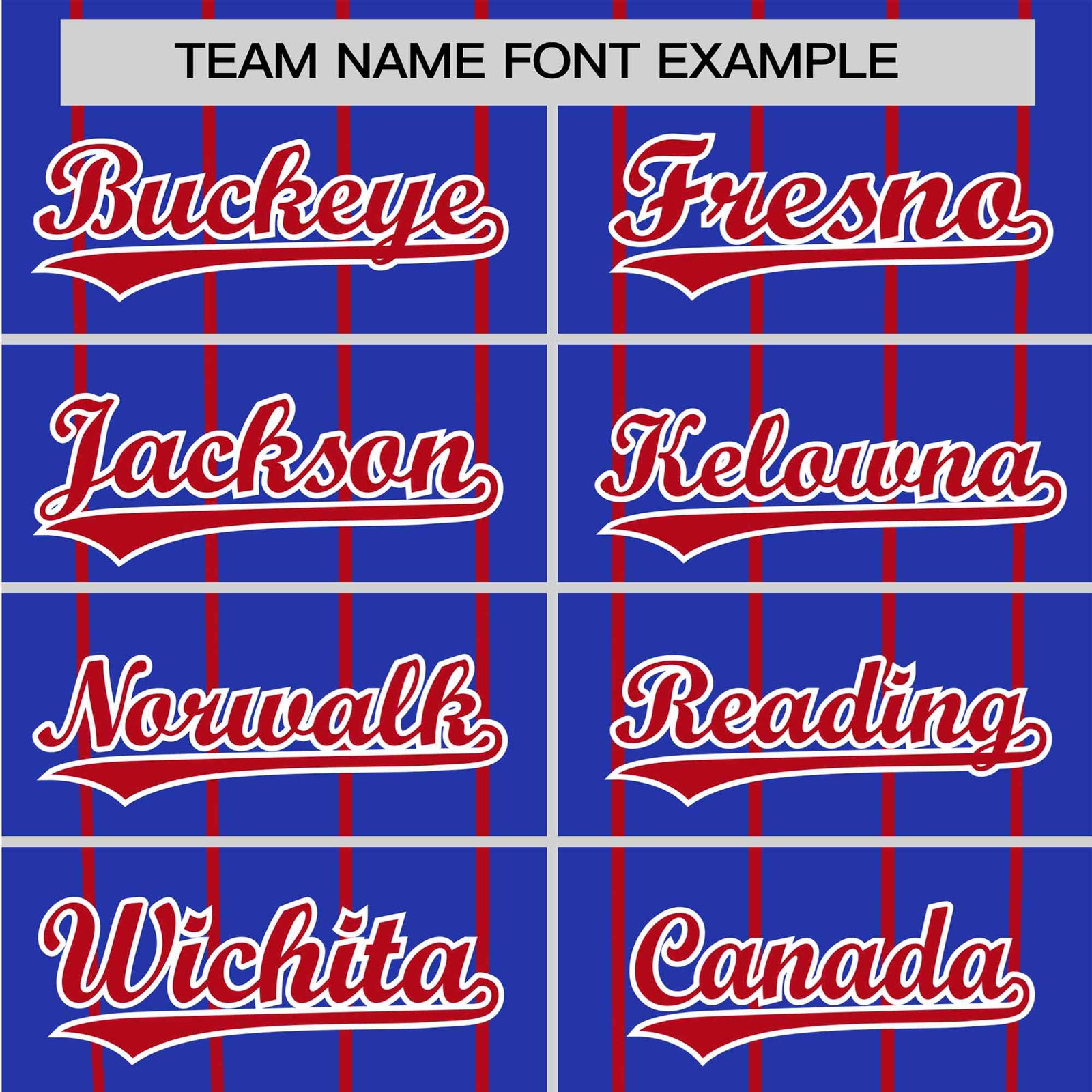 Custom Royal Blue-Red Pinstripe Authentic Raglan Sleeves Baseball Jersey