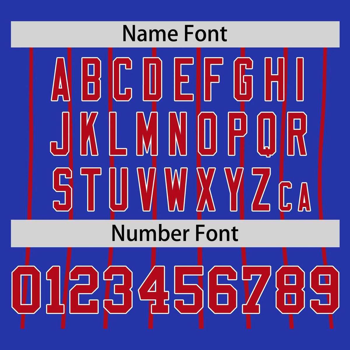 Custom Royal Blue-Red Pinstripe Authentic Raglan Sleeves Baseball Jersey