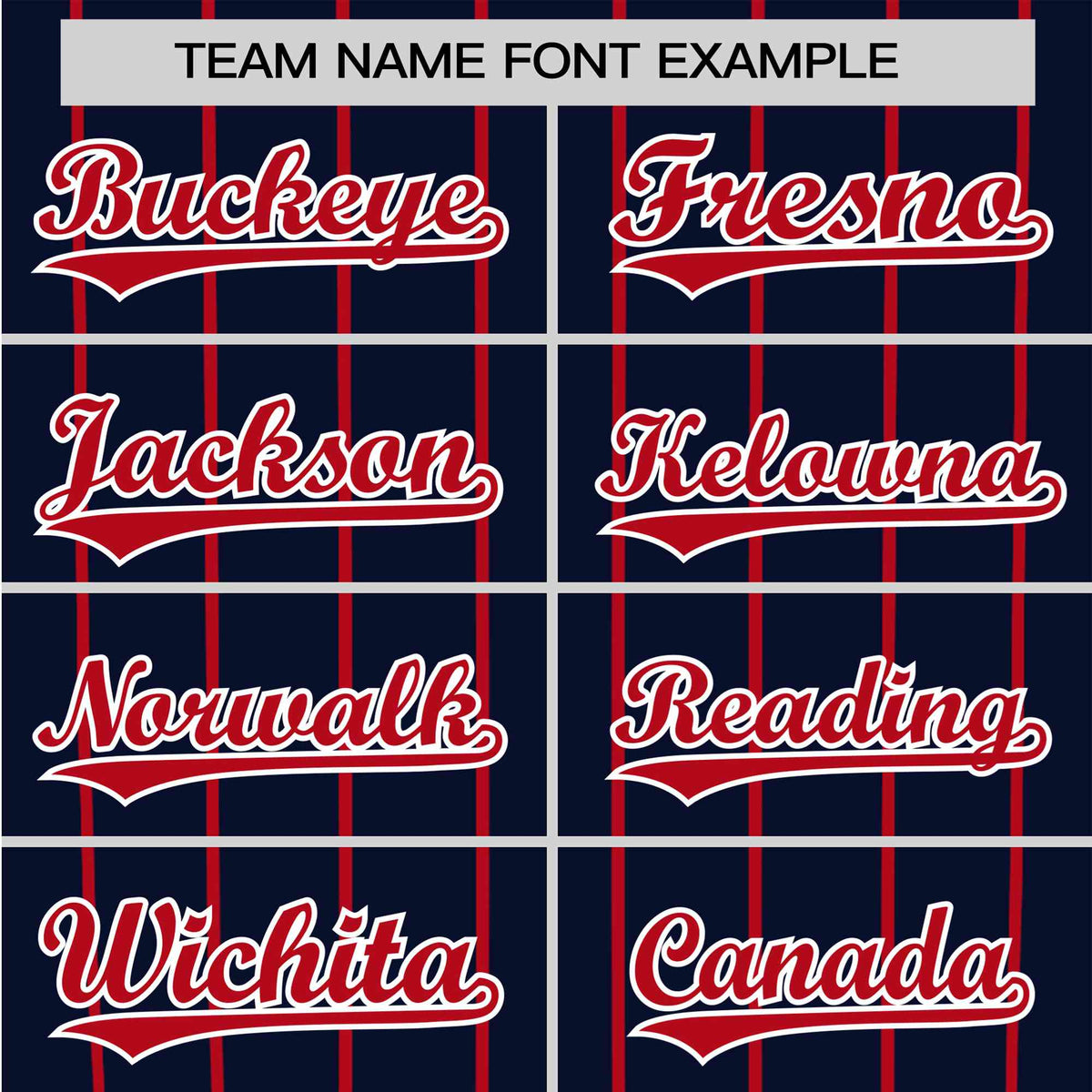 Custom Navy Red Pinstripe Red-Navy Authentic Raglan Sleeves Baseball Jersey