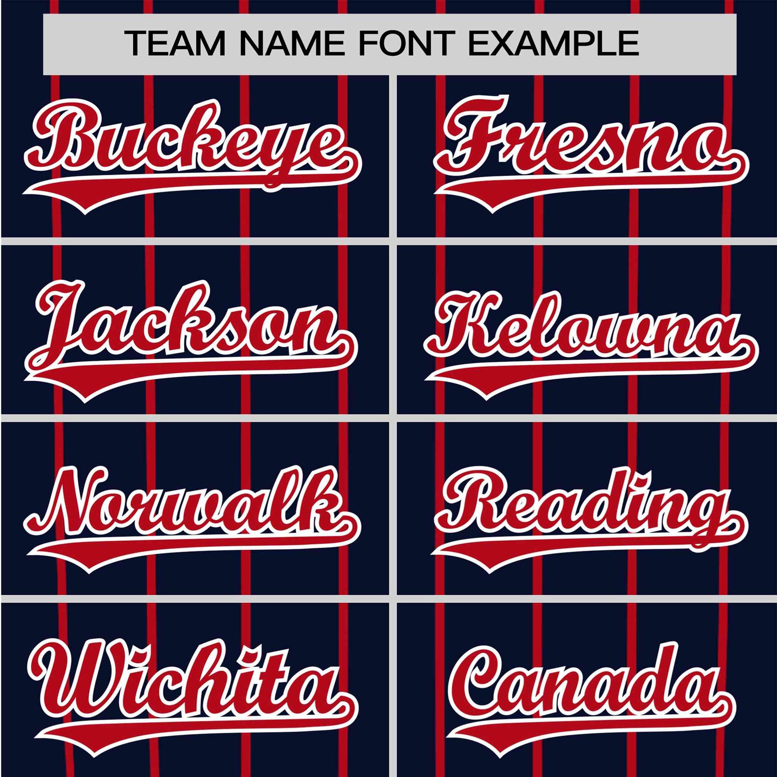 Custom Navy Red Pinstripe Red-Navy Authentic Raglan Sleeves Baseball Jersey