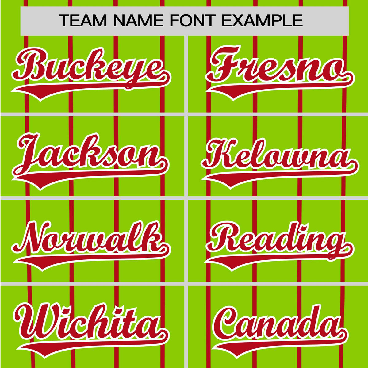 Custom Neon Green Red Pinstripe Red Neon-Green Authentic Raglan Sleeves Baseball Jersey