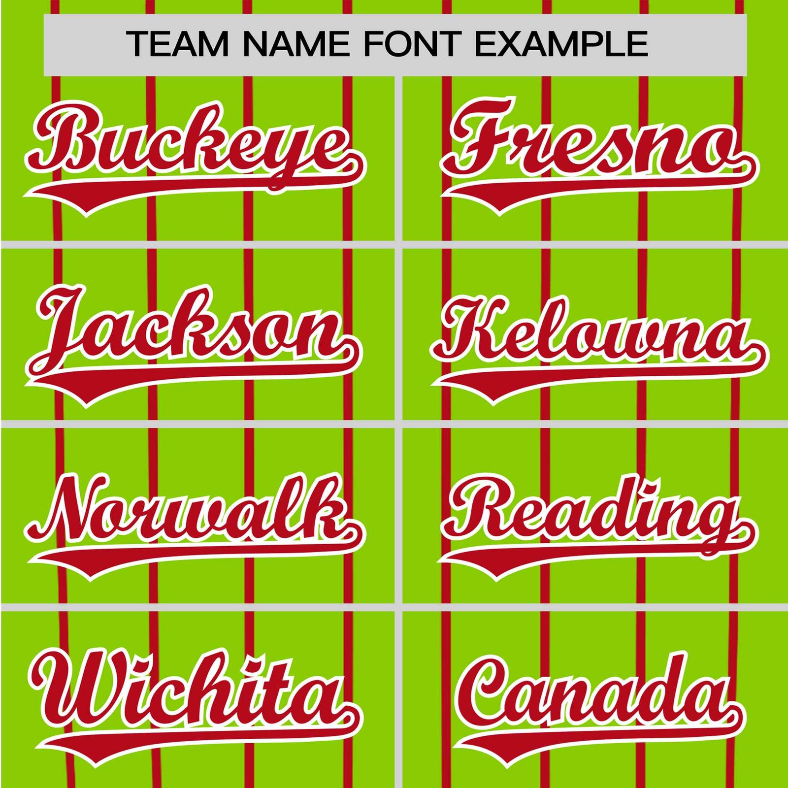 Custom Neon Green Red Pinstripe Red Neon-Green Authentic Raglan Sleeves Baseball Jersey