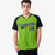 Custom Neon Green Navy Pinstripe Authentic Raglan Sleeves Baseball Jersey