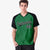 Custom Kelly Green Black Pinstripe Authentic Raglan Sleeves Baseball Jersey