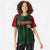 Custom Green Red Pinstripe Authentic Raglan Sleeves Baseball Jersey