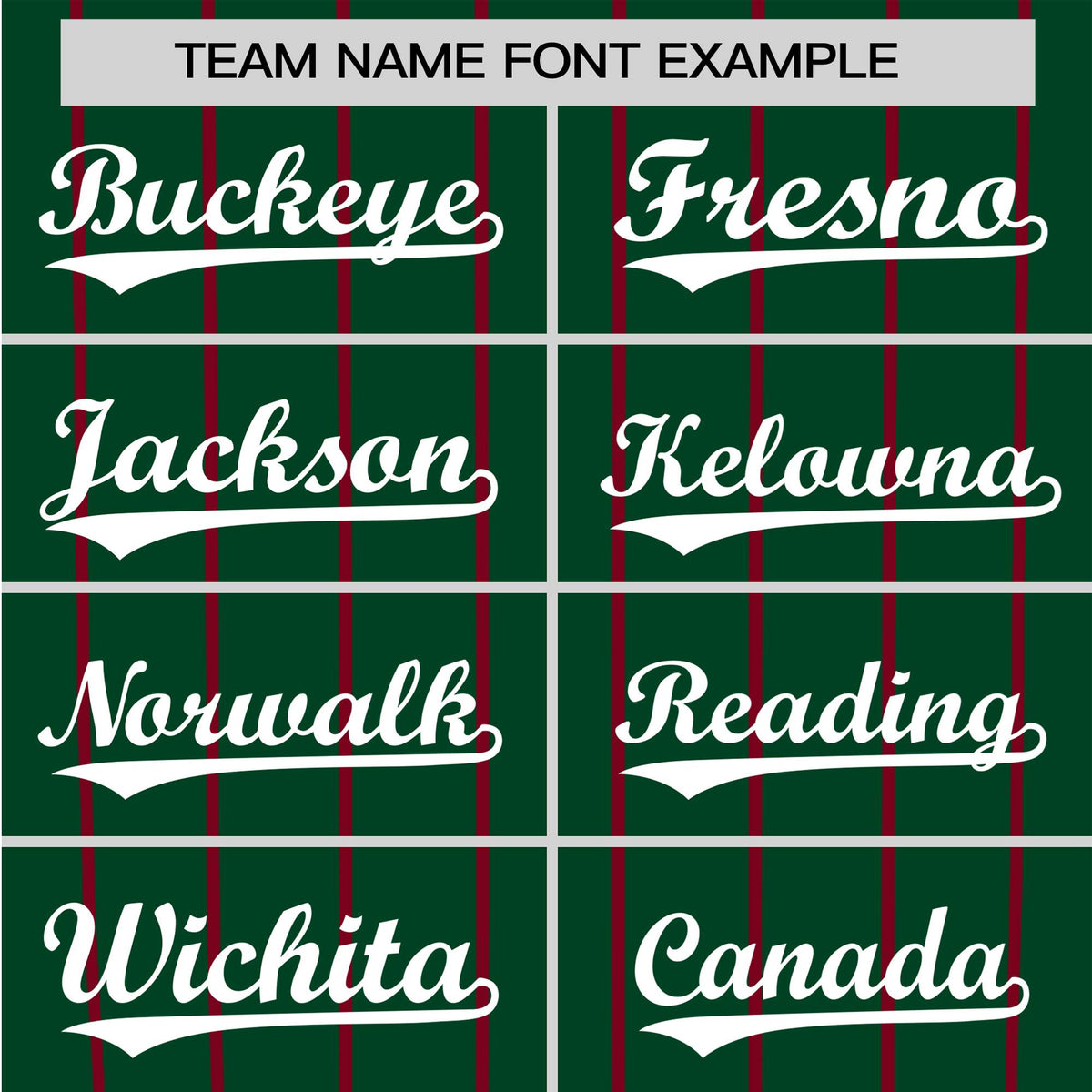 Custom Green Crimson Pinstripe Authentic Raglan Sleeves Baseball Jersey