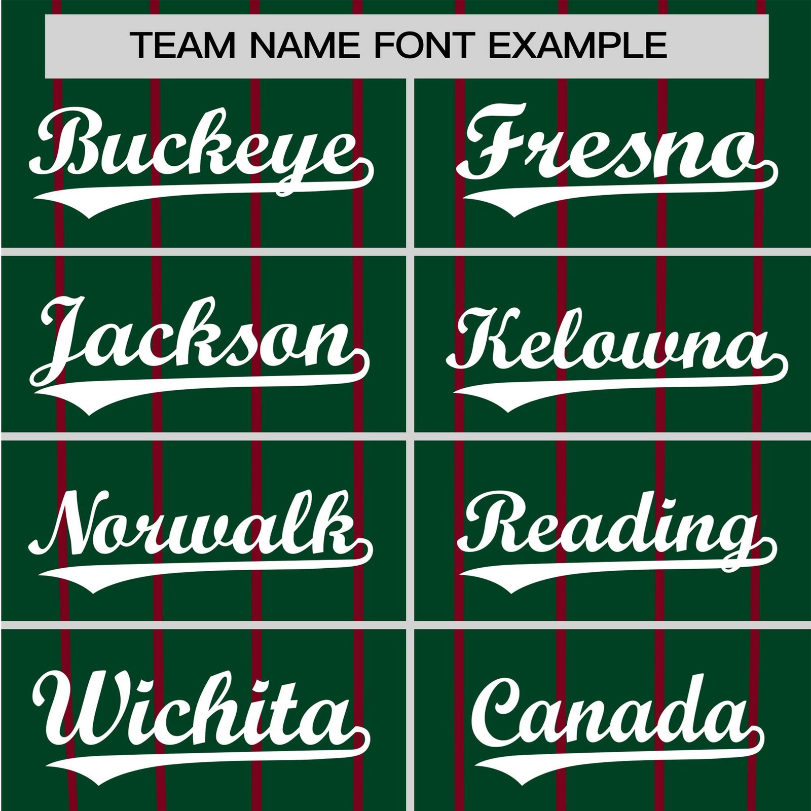 Custom Green Crimson Pinstripe Authentic Raglan Sleeves Baseball Jersey