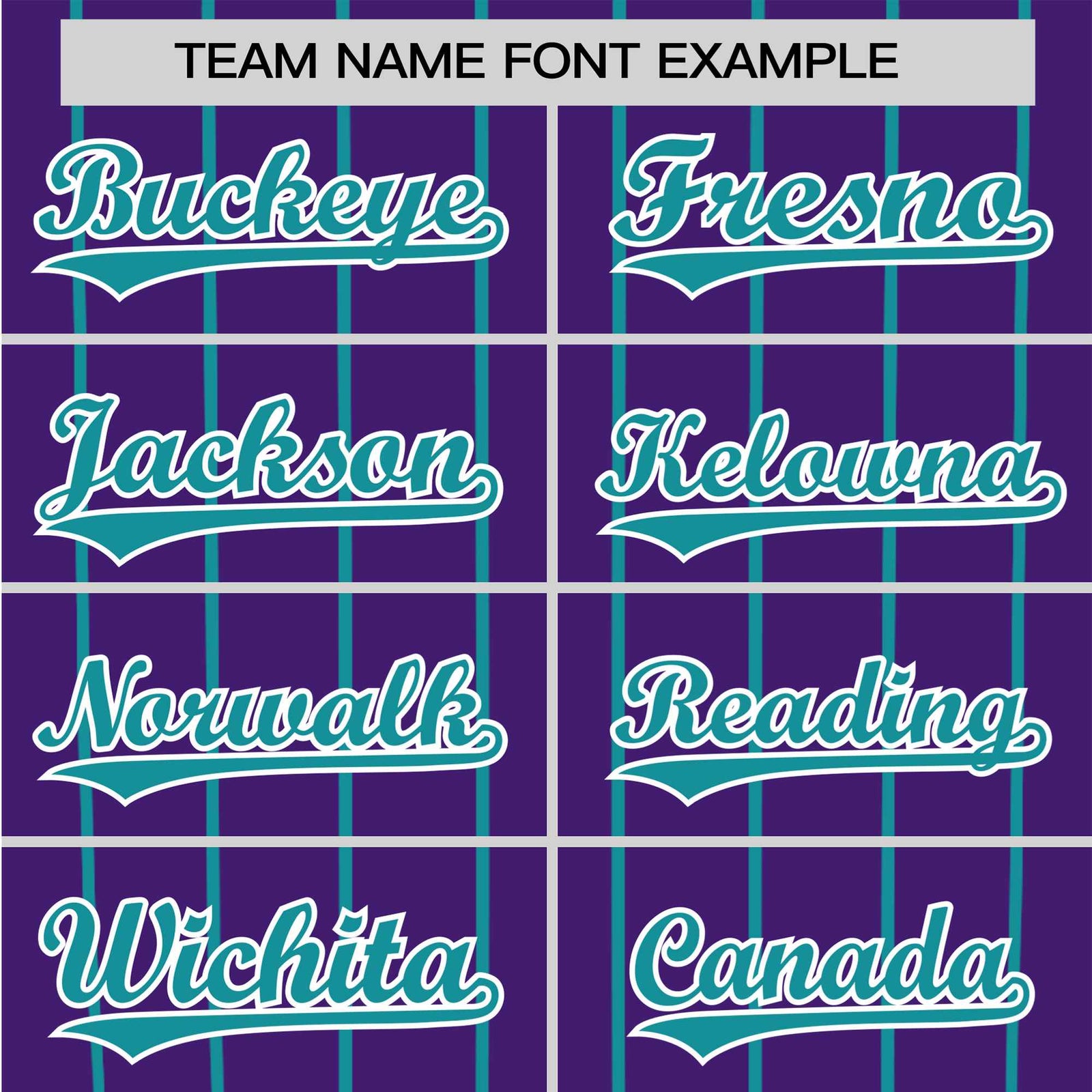 Custom Purple Aqua Pinstripe Aqua Purple Authentic Raglan Sleeves Baseball Jersey