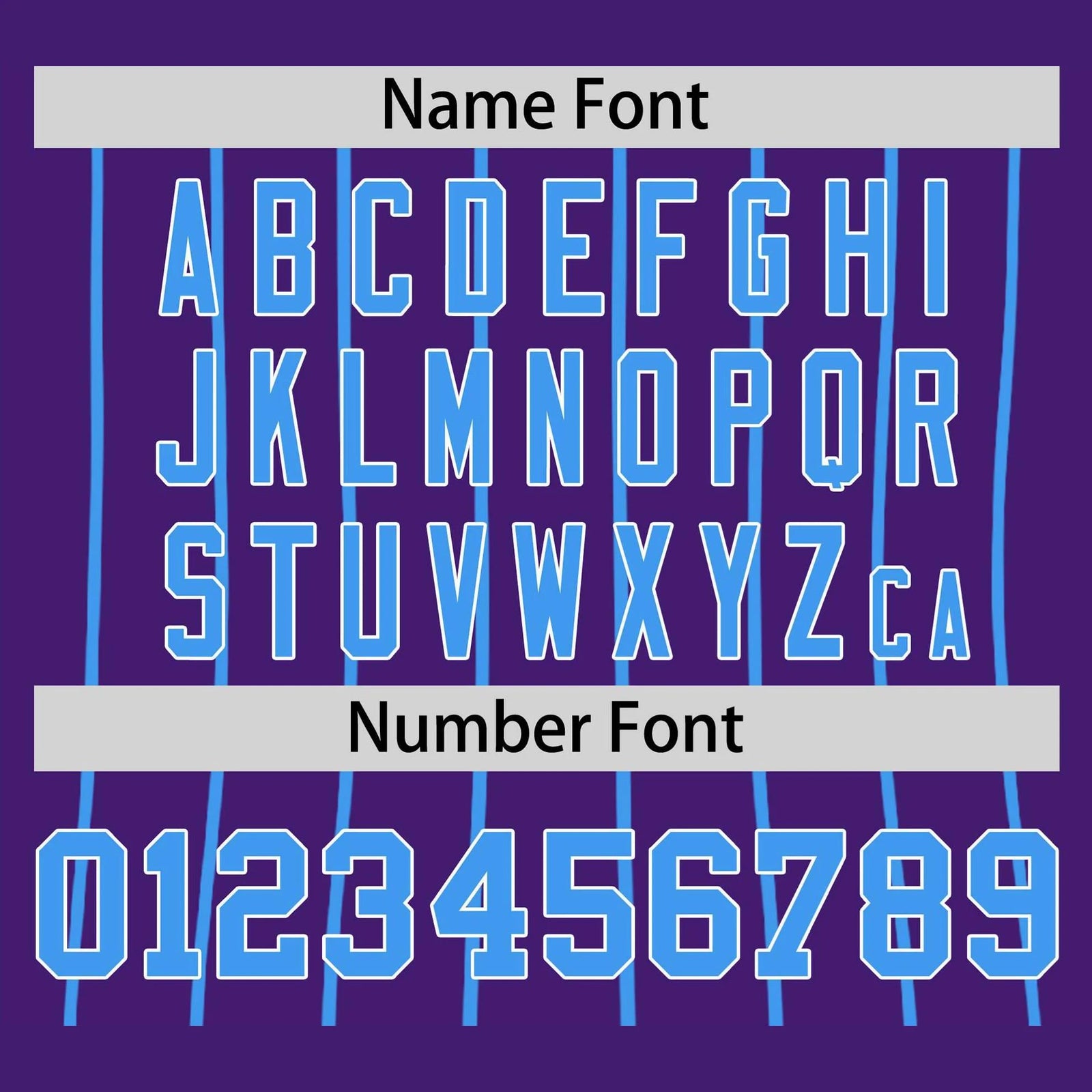 Custom Purple Blue Pinstripe Blue-Purple Authentic Raglan Sleeves Baseball Jersey