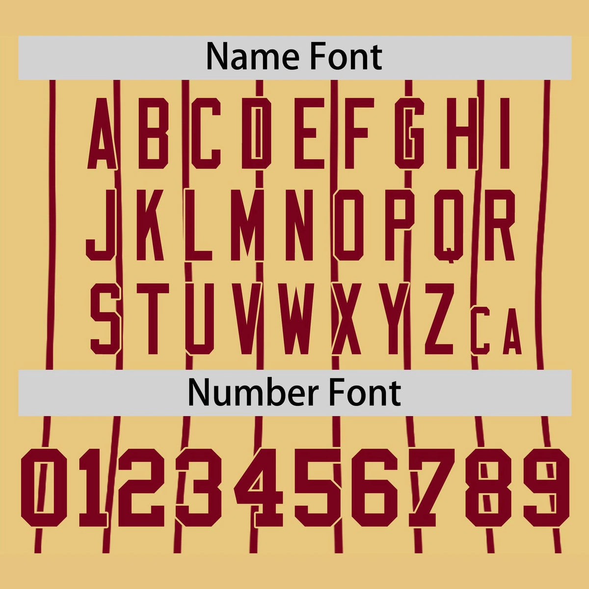 Custom Khaki Crimson Pinstripe Authentic Raglan Sleeves Baseball Jersey