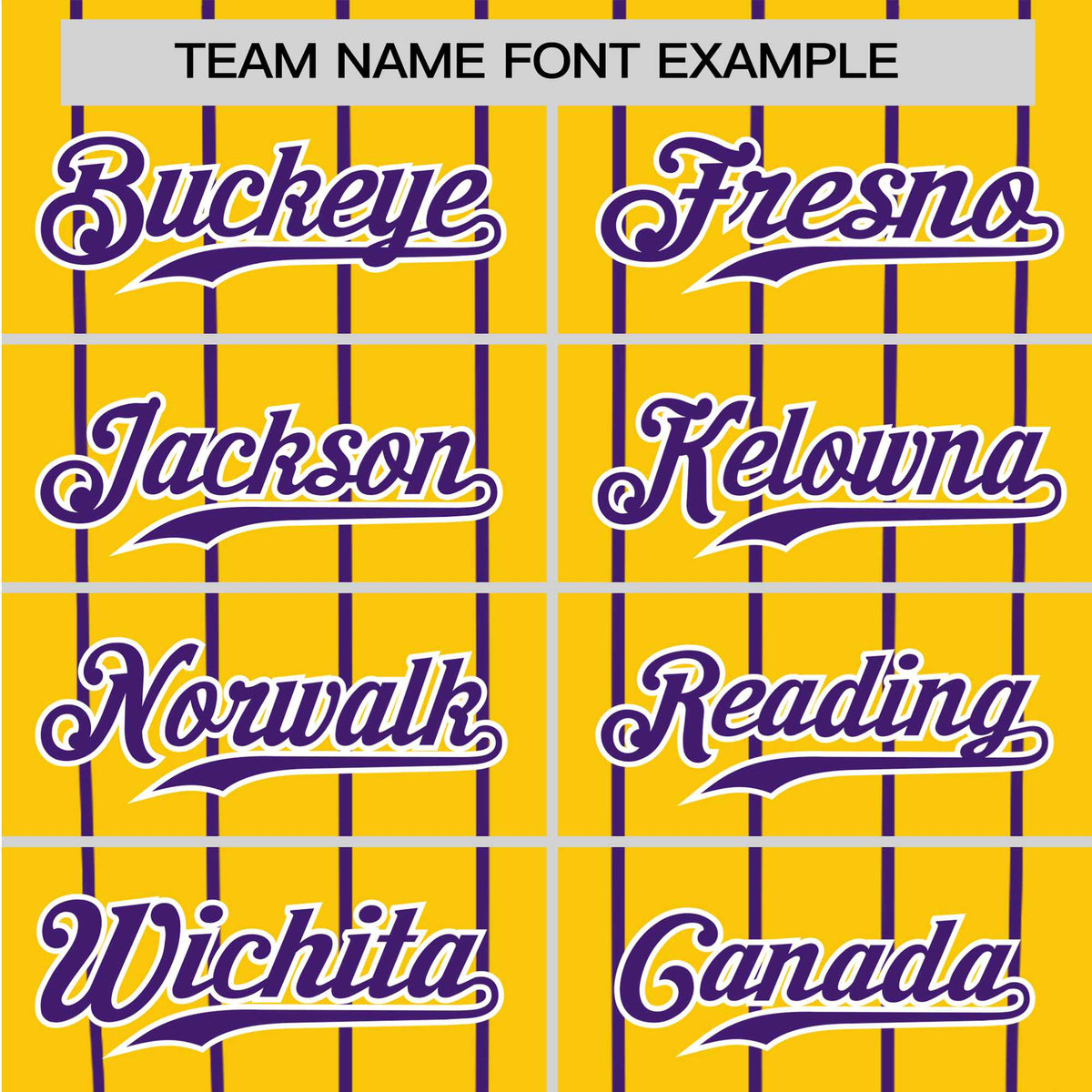 Custom Gold Purple Pinstripe Purple Gold Authentic Raglan Sleeves Baseball Jersey